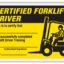 Forklift Driver License